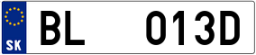 Truck License Plate